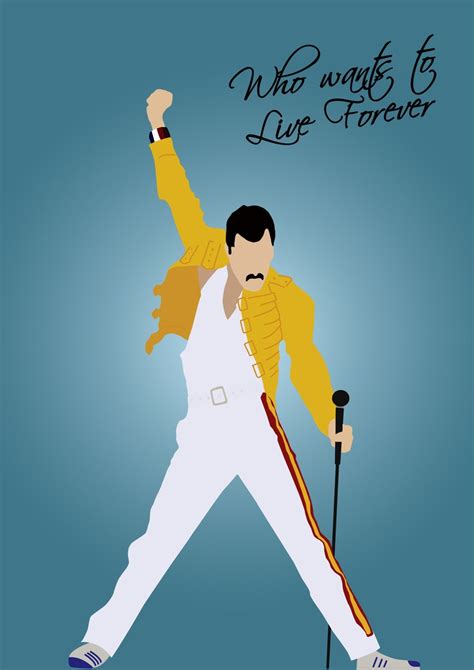 Queen Freddie Mercury Pop Art On Stage Etsy