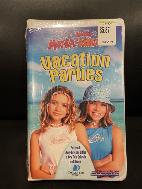 Youre Invited To Mary Kate Ashleys Vacation Parties Vhs Clamshell
