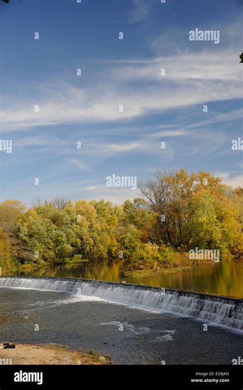 Big Blue River In Edinburgh Indiana Stock Photo Alamy