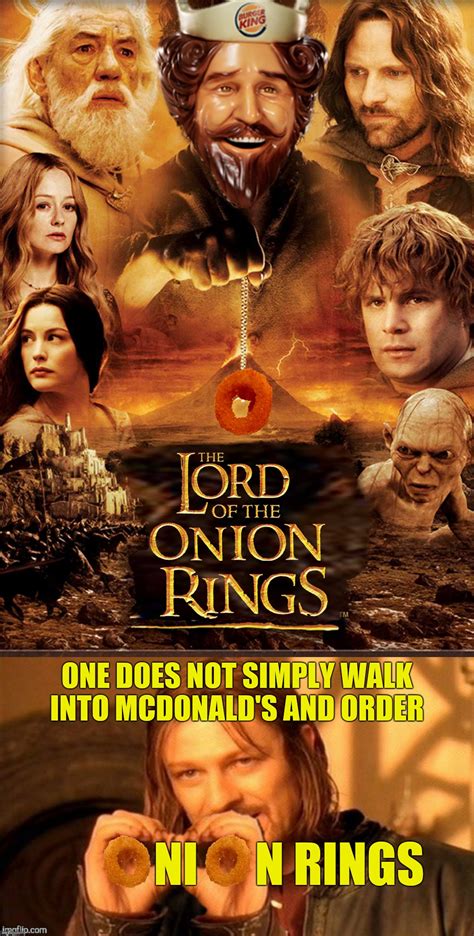 Bad Photoshop Sunday Presents Onion Ring To Rule Them All Premiere