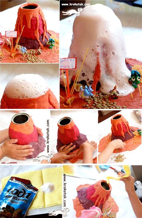 Attention Erupting Volcano Volcano Science Fair Project Science