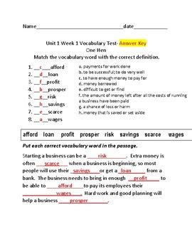 Ünlü ve amatör yazarlardan en güzel open up resources grade 8 unit 5 answers kitapları incelemek ve satın almak için tıklayın. 5th grade Wonders Unit 1 Week 1 Vocabulary Test by Rush to ...