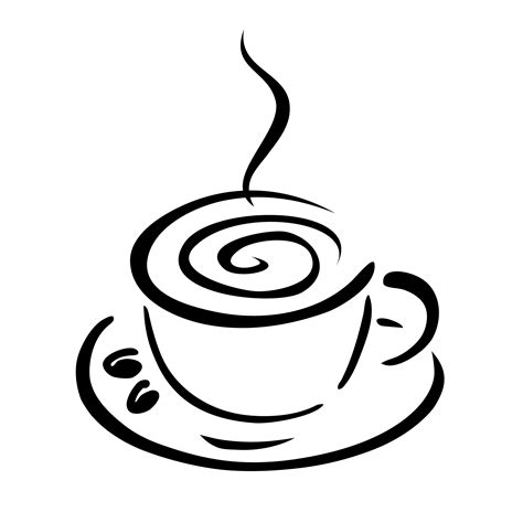 Free Coffee Bean Clipart Black And White Download Free Coffee Bean