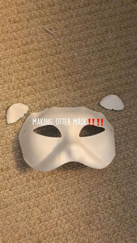 making otter mask‼️‼️ in 2024 | Otters, Mask, Animal masks
