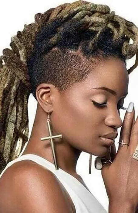 Mohawk Dreadlocks Styles For Ladies This Incredibly Unique And Artistic Mohawk Style Is Truly
