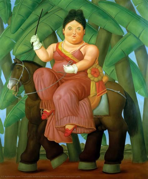 Reproduções De Arte O Presidente E A Primeira Dama Por Fernando Botero