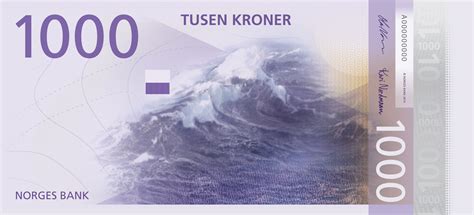 Norge har tjent penger på havet. 挪威，把風浪的真實感印上了紙鈔 » ㄇㄞˋ點子
