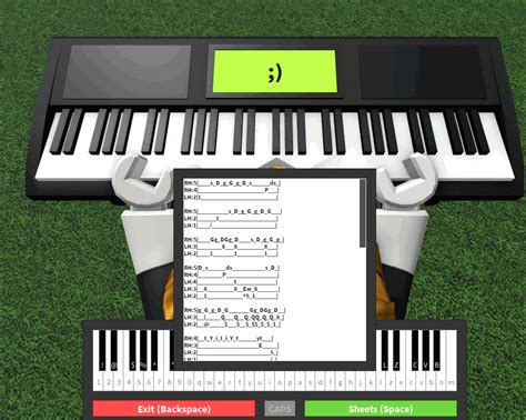 Roblox Piano Notes Converter Piano Letter Notes