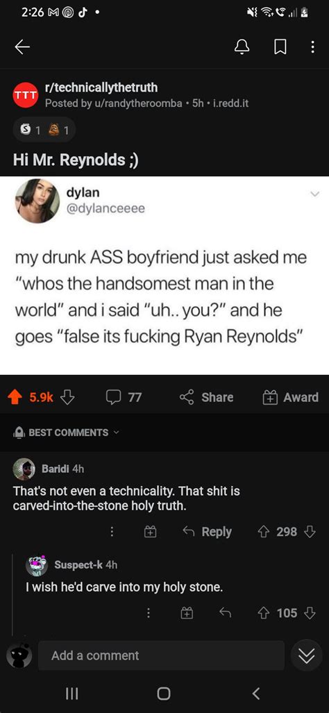 Cursedryan Reynolds Rcursedcomments