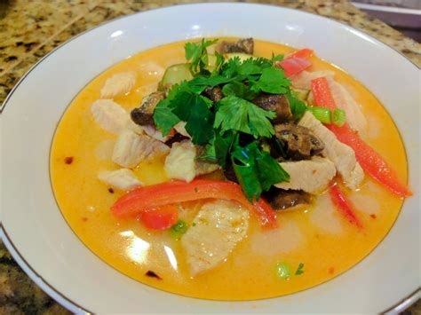 Healthy Thai Coconut Curry Soup Clean Eating 9010