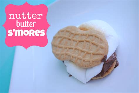 Peanut butter cookies made with real peanut butter for a salty and sweet treat. Nutter Butter S'mores - Something Swanky