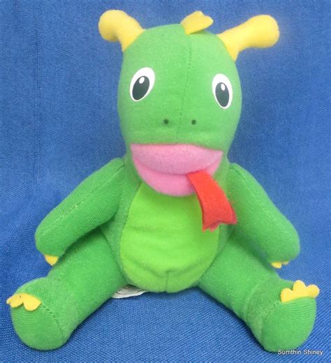 Baby Einstein Plush Bard The Dragon Doll Green Stuffed Lovey Toy 6 Inch