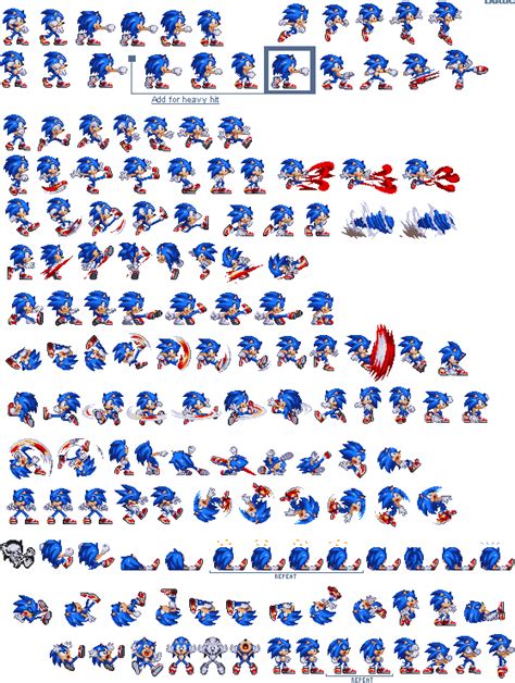 Modern Sonic Exe Sprites Free Transparent Png Downloa