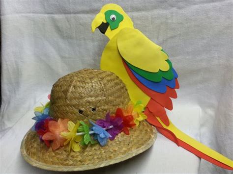 Jimmy Buffett Margaritaville Parrot Head Hat By Mkennaspaige 1499