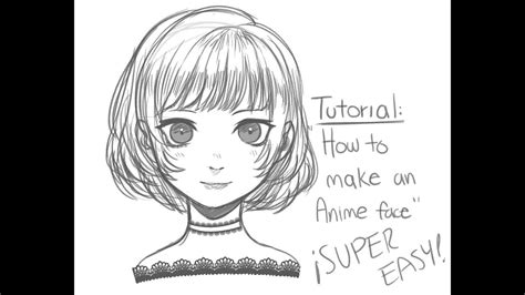 How To Draw Anime Faces Easy Youtube