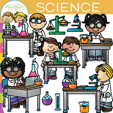 Science Lab Clip Art Images And Illustrations Whimsy Clips