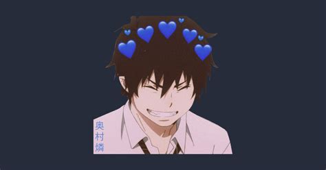 Rin Okumura Blue Exorcist Anime Blue Exorcist Sticker Teepublic