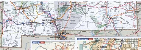 New Mexico Detailed Roads Map With Cities And Highways Free Printable