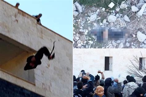 Sick Isis Killers Blindfold Gay Man Throw Him From Roof Then Stone His Corpse Mirror Online