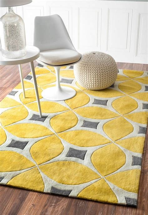 Grey And Yellow Area Rugs