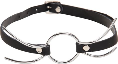 Sm Pvc Stainless Steel Bondage Open Mouth Gags Ring Gags Extreme