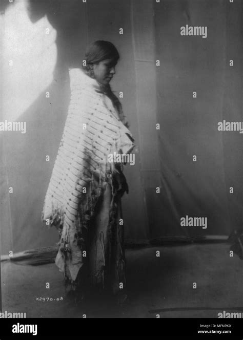 North American Native Atsina Woman Full Length Photographic Portrait