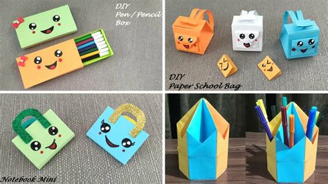 Diy 4 Easy Craft Ideas School Craft Idea School Hacks Origami