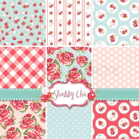 Check spelling or type a new query. Shabby Chic Rose Patterns and seamless backgrounds Ideal ...