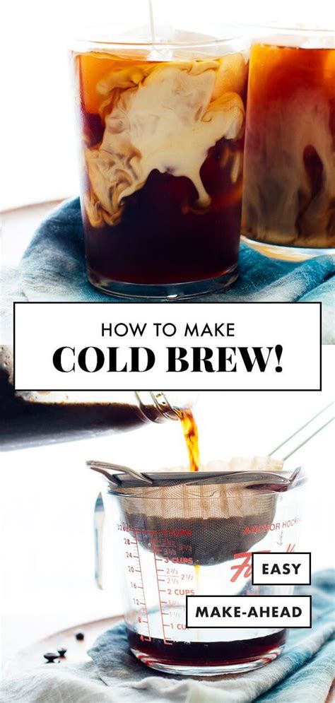 Lets Make Cold Brew Coffee At Home Its Easy To Make And Its So Nice To Have Coffee Ready To