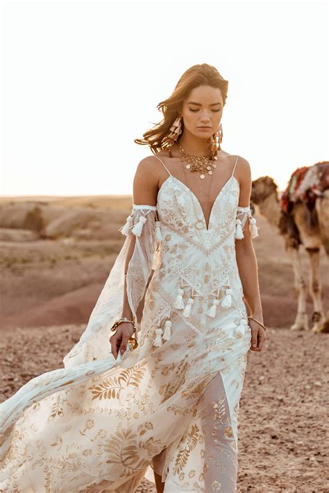 Insanely Beautiful Gold Wedding Dresses ~ Kiss The Bride Magazine