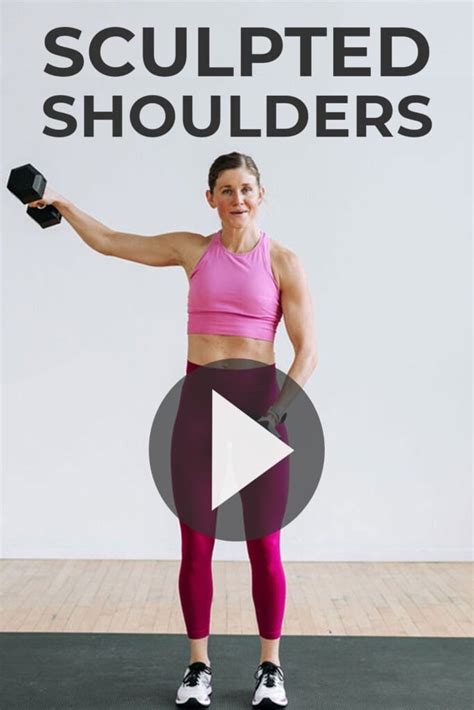 Dumbbell Shoulder Exercises For Women Video Nourish Move Love