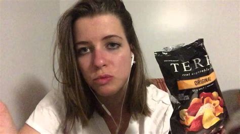 Crunchy Terra Chips And Red Licorish Twizzlers Eating Show Asmr Mukbang Youtube