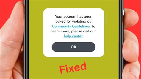 Snapchat Your Account Has Been Locked For Violating Community Guidelines 2024 Youtube