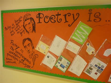 Poetry Bulletin Board Library Bulletin Boards Poetry Bulletin Board