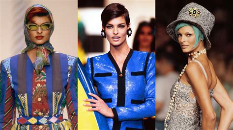 Linda Evangelistas Greatest Runway Moments From Chanel To Versace