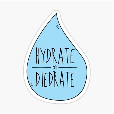 Hydrate Or Diedrate Sticker By Anzarr Redbubble