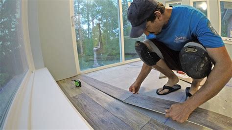 I am looking to replace the flooring throughout my home (up/downstairs) and thinking evp everywhere (incl. Install Engineered Vinyl Plank Flooring, Vid # 12 - YouTube