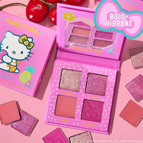 Colourpop X Hello Kitty Cherry Sweet Pressed Powder Palette Colourpop