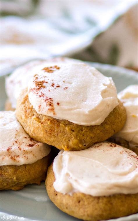 Soft Baked Pumpkin Cookies With Maple Frosting Soft Pumpkin Cookies