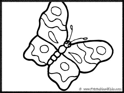 Butterfly Coloring Page 3 Printables For Kids Free