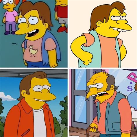 20 Personajes De “los Simpson” Que Fueron Vistos En Diferentes Etapas De Sus Vidas Ned Flanders