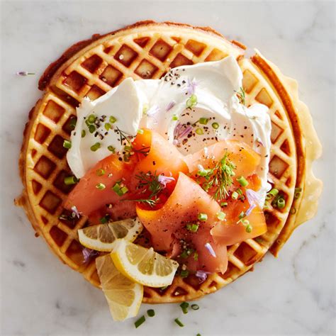 From creamy smoked salmon pasta to tasty smoked salmon starters, you'll definitely want to try a few of these meal ideas. Smoked Salmon Waffles Recipe | Williams Sonoma Taste