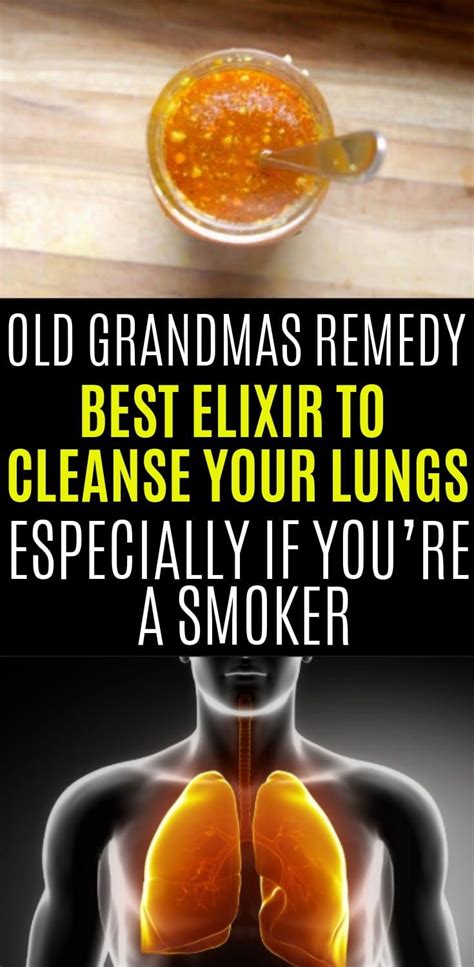 old grandmas remedy best elixir to cleanse your lungs especially if you re a smoker