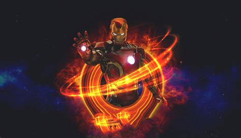 34827 views | 23832 downloads. 1336x768 Marvel Iron Man Art HD Laptop Wallpaper, HD ...