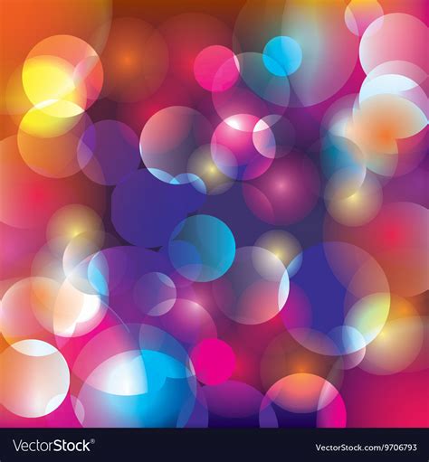 Blurred Lights Background Wallpaper Design Vector Image