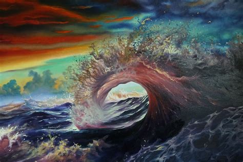 Dark Ocean Oil Painting — Steemit