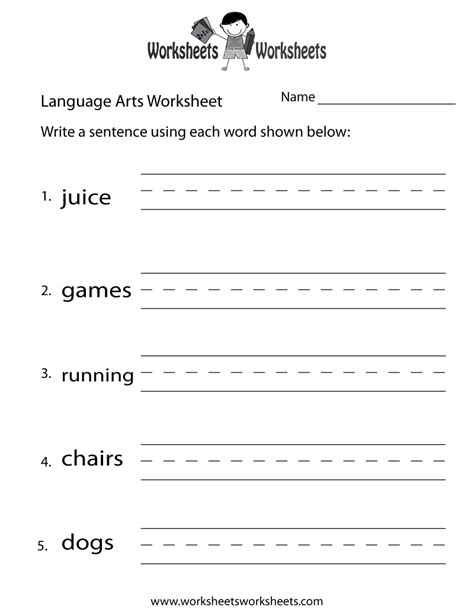 Browse our online library of language arts worksheets. 13 Best Images of Free Art Worksheets - Symmetry Art Activity, Language Arts Worksheets ...