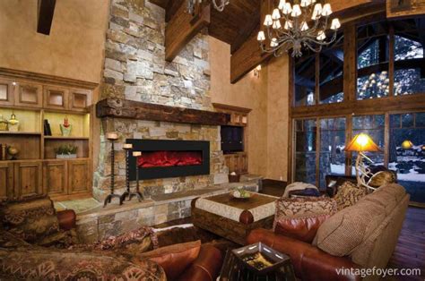 Maybe you would like to learn more about one of these? 44 Cozy Living Rooms & Cabins with Beautiful Stone Fireplaces