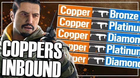 Copper To Diamond Carried By Coppers Rainbow Six Siege Youtube