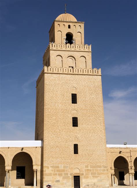 Fileminaret Of The Great Mosque Of Kairouan Tunisia Wikimedia